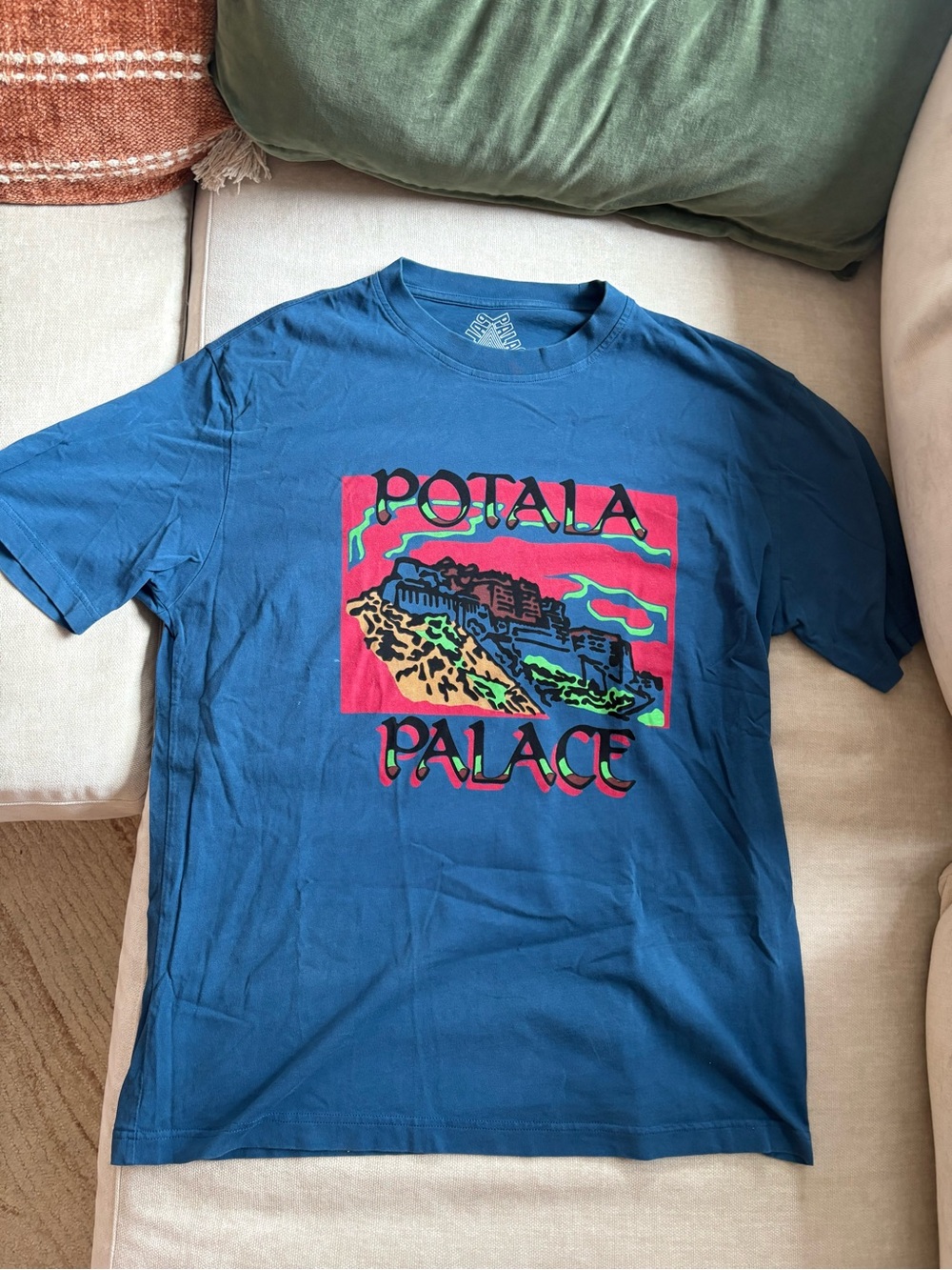 PALACE Blue Potala Graphic Short Sleeve Tee